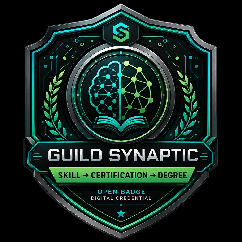 GUILD Synaptic Open Badge — Skill → Certification → Degree digital credential